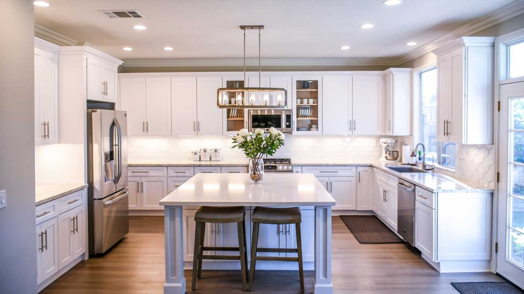 A clean kitchen By Sparkly Cleaning in Nashville Tennessee